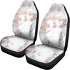 White Rose Gold Marble Print Universal Fit Car Seat Covers