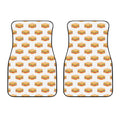 White Sandwiches Pattern Print Front Car Floor Mats