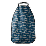 White Shark Pattern Print Car Seat Organizers