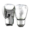 White Smoke Marble Print Boxing Gloves