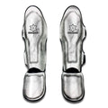 White Smoke Marble Print Muay Thai Shin Guards
