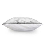 White Smoke Marble Print Pillow Cover