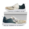 White Stallion Horse Print White Running Shoes