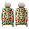 White Summer Watermelon Pattern Print Car Seat Organizers