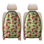 White Summer Watermelon Pattern Print Car Seat Organizers