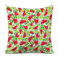 White Summer Watermelon Pattern Print Pillow Cover