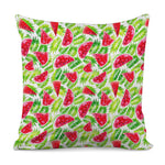 White Summer Watermelon Pattern Print Pillow Cover