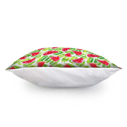 White Summer Watermelon Pattern Print Pillow Cover
