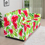 White Summer Watermelon Pattern Print Sofa Cover