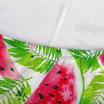 White Summer Watermelon Pattern Print Sofa Cover
