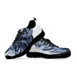 White Tiger Painting Print Black Sneakers
