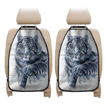 White Tiger Painting Print Car Seat Organizers