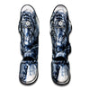 White Tiger Painting Print Muay Thai Shin Guard