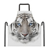 White Tiger Portrait Print Apron