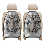 White Tiger Portrait Print Car Seat Organizers