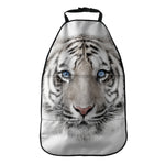 White Tiger Portrait Print Car Seat Organizers