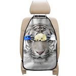 White Tiger Portrait Print Car Seat Organizers