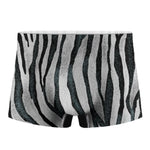 White Tiger Stripe Pattern Print Men's Boxer Briefs