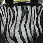 White Tiger Stripe Pattern Print Pet Car Back Seat Cover