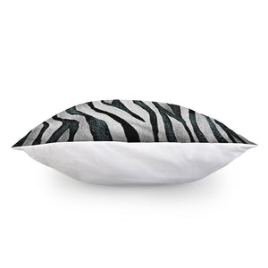 White Tiger Stripe Pattern Print Pillow Cover