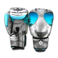 White Tiger With Sunglasses Print Boxing Gloves