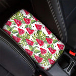 White Tropical Watermelon Pattern Print Car Center Console Cover