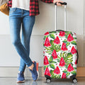 White Tropical Watermelon Pattern Print Luggage Cover