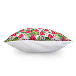 White Tropical Watermelon Pattern Print Pillow Cover