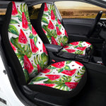 White Tropical Watermelon Pattern Print Universal Fit Car Seat Covers