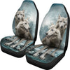 White Wolves Universal Fit Car Seat Covers GearFrost