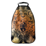 Wiccan Girl And Magical Moon Print Car Seat Organizers