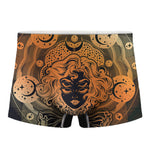 Wiccan Girl And Magical Moon Print Men's Boxer Briefs
