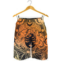 Wiccan Girl And Magical Moon Print Men's Shorts