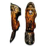 Wiccan Girl And Magical Moon Print Muay Thai Shin Guard