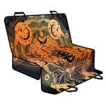 Wiccan Girl And Magical Moon Print Pet Car Back Seat Cover