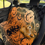 Wiccan Girl And Magical Moon Print Pet Car Back Seat Cover