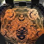 Wiccan Girl And Magical Moon Print Pet Car Back Seat Cover