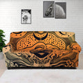 Wiccan Girl And Magical Moon Print Sofa Cover