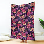 Wild Flower Print Blanket
