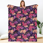 Wild Flower Print Blanket