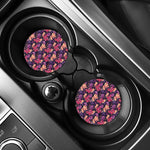 Wild Flower Print Car Coasters