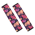 Wild Flower Print Car Seat Belt Covers