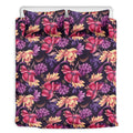 Wild Flower Print Duvet Cover Bedding Set