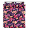 Wild Flower Print Duvet Cover Bedding Set