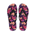 Wild Flower Print Flip Flops