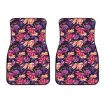 Wild Flower Print Front Car Floor Mats