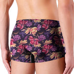 Wild Flower Print Men's Boxer Briefs