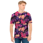 Wild Flower Print Men's T-Shirt