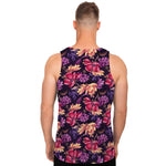 Wild Flower Print Men's Tank Top