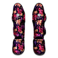 Wild Flower Print Muay Thai Shin Guards